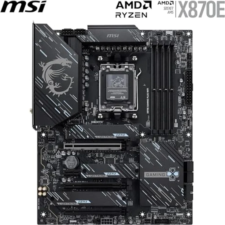 MSI X870E Gaming Plus WiFi, Mainboard mit WLAN-Unterstützung – Bild 2