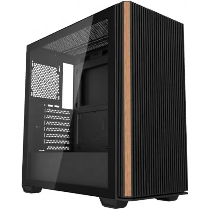 Darkflash DS900WS ATX Computer Case, Midi Tower Gehäuse, Schwarz, mit Tempered Glass und Platz für 12 Lüfter – Bild 1