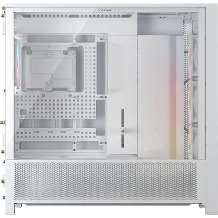 Corsair Frame 5000D RS ARGB Midi-Tower, E-ATX, Tempered Glass, weiß, mit 14 Lüfterplätzen und 4 vorinstallierten RGB-Lüftern – Bild 3