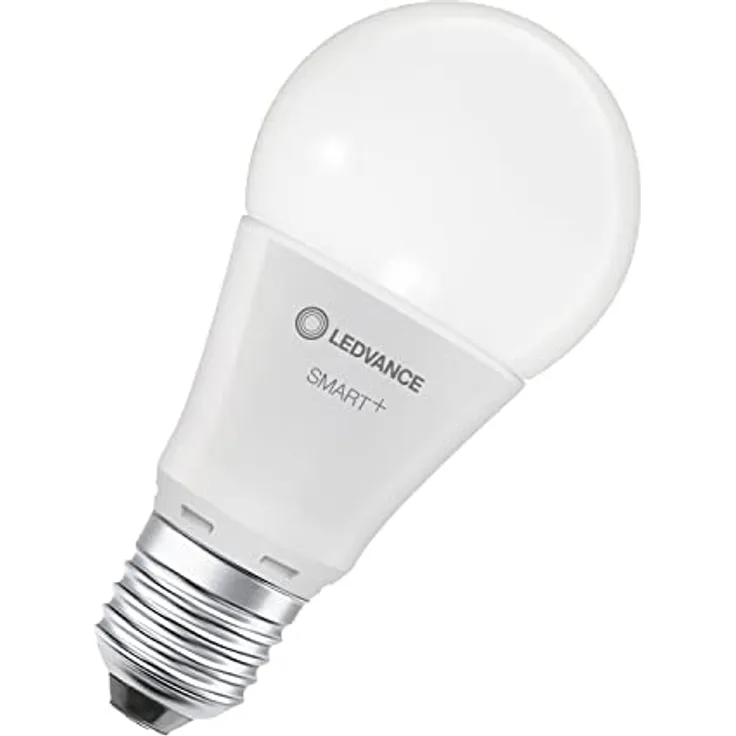 LEDVANCE Smarte LED-Lampe mit WiFi Technologie, Sockel E27, Dimmbar, Warmweiß (2700 K), ersetzt Glühlampen mit 60 W, SMART+ WiFi Classic Dimmable, 1er-Pack