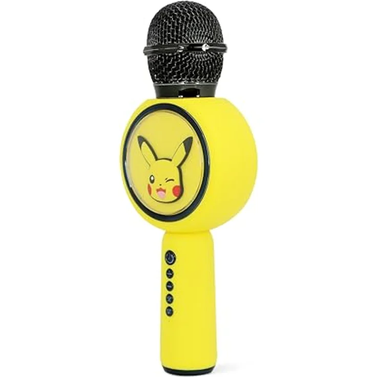 OTL Mikrofon Pokémon Pikachu Bluetooth Karaoke-Mikrofon mit LED-Leuchten, kabelloser Lautsprecher, Modell PK1206 – Bild 4