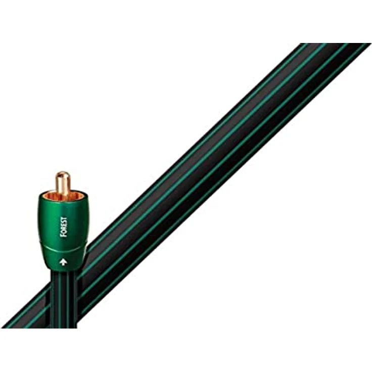AudioQuest Coax Forest Koaxialkabel, schwarz, Länge: 0,75 m, vergoldete Anschlüsse, 75 Ohm – Bild 2
