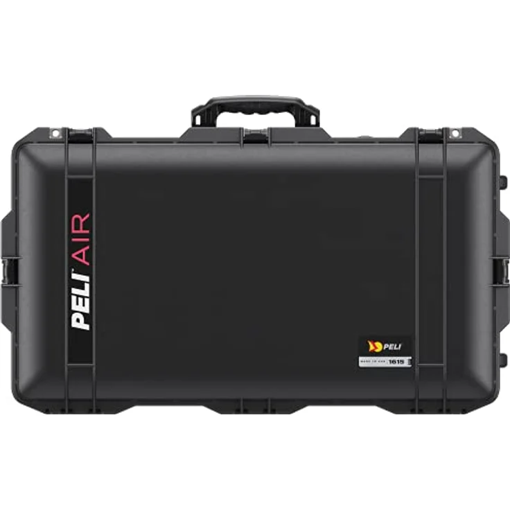 PELI 1615 Air Leichter Schutzkoffer mit Rollen für Kamera Equipment, Wasser- und Staubdicht, 71L Volumen, Schaumstoffeinlage (Anpassbar), Farbe: Schwarz – Bild 3