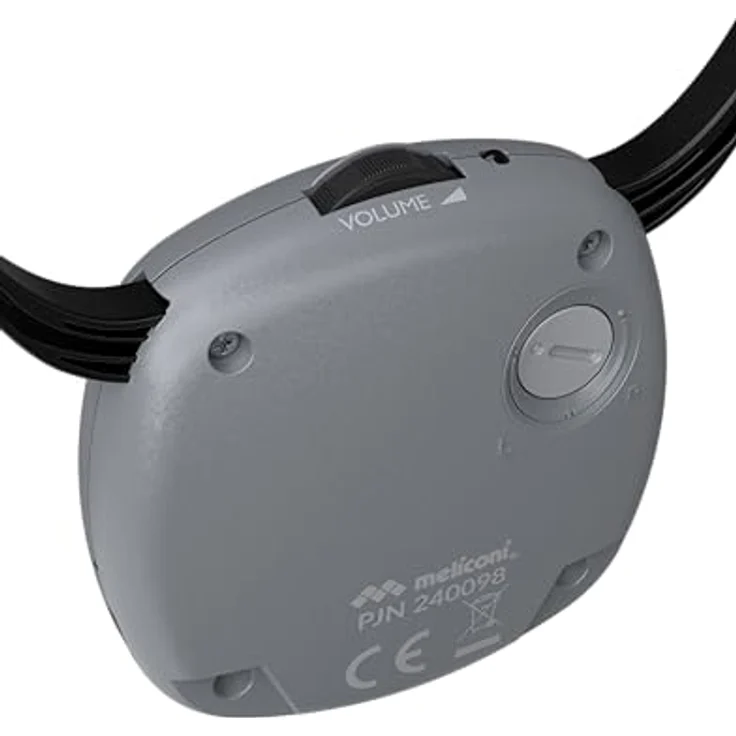 Meliconi Easy Audio Steto, kabelloser TV-Kopfhörer mit optischem Eingang, Umgebungsmikrofon, einstellbarer Lautstärke, Ladestation, Reichweite 20 m, ausgewogenes Audio – Bild 5