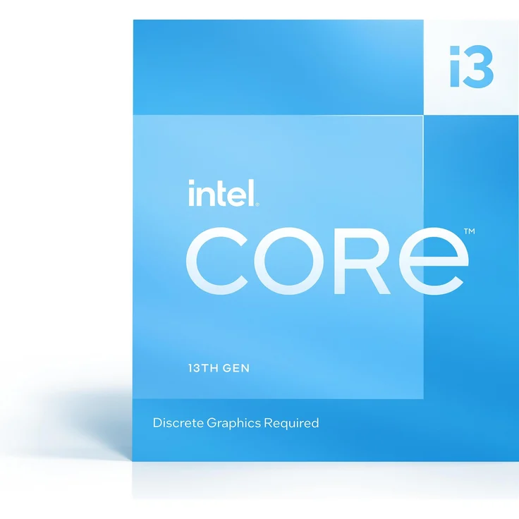 Intel Core i3-13100F, 4-Core Prozessor mit 3.40 GHz und integrierter Grafikeinheit, LGA 1700, Unterstützung für PCI-Express 5.0 und DDR5, Thunderbolt 4 und Wi-Fi 6/6E