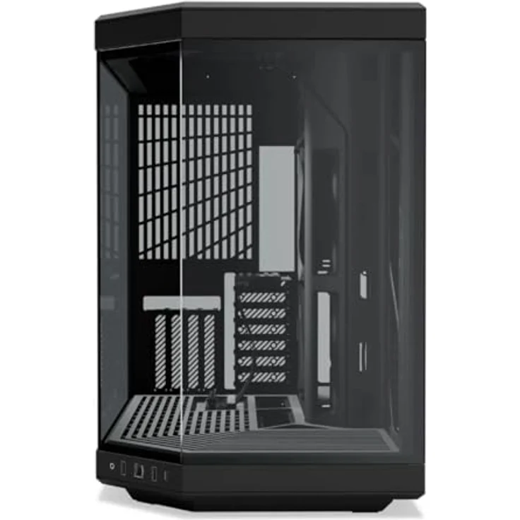 Hyte Y70 (schwarz, Tempered Glass) ATX, mATX, ITX, PC Gehäuse in Schwarz – Bild 2