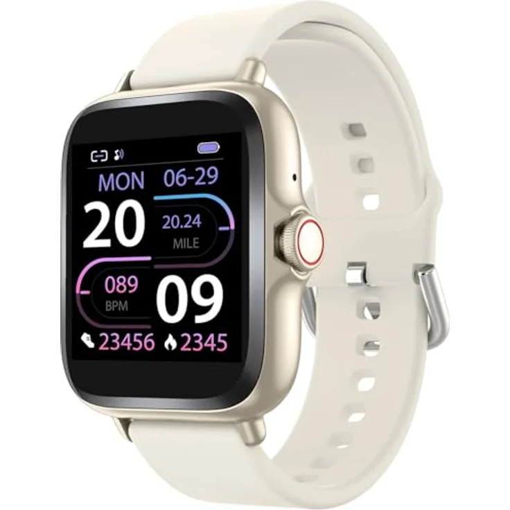 Denver SWC-156BEMK2, Beige Smartwatch, kleines, casual Design – Bild 2