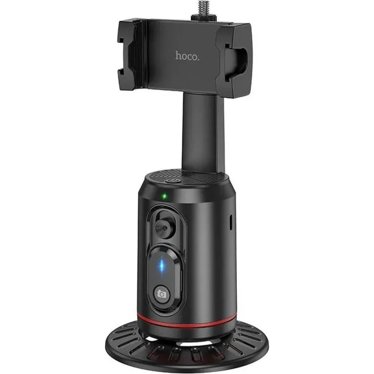 Hoco K23, 360° Auto Smartphone Halterung mit automatischer Gesichtserkennung, für Smartphones von 4,5 bis 7 Zoll, Schwarz