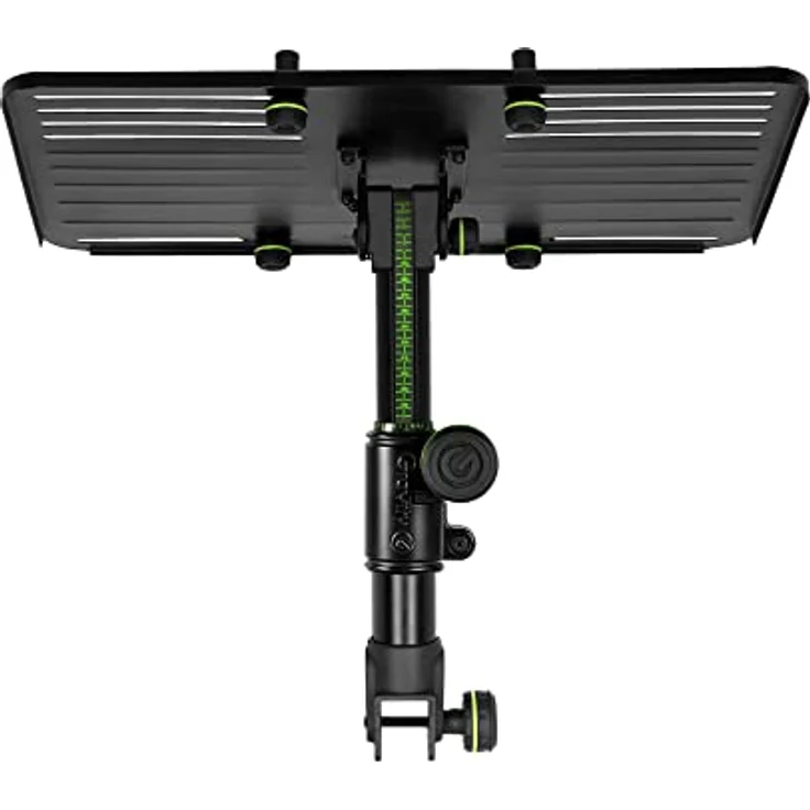 Gravity Flexible Laptop Ablage für DJ Tisch FT 01 LT T B, Stabile Stahl-Konstruktion und justierbare Haltepins – Bild 4
