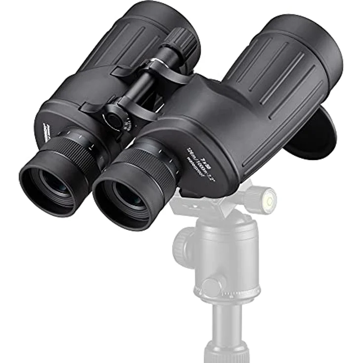 Bresser Astro & Marine Fernglas SF 7x50 WP mit Einzelfokus, leichtem Magnesiumgehäuse, wasserdicht und mit Stickstoff gefüllt, schwarz, 114107 – Bild 5