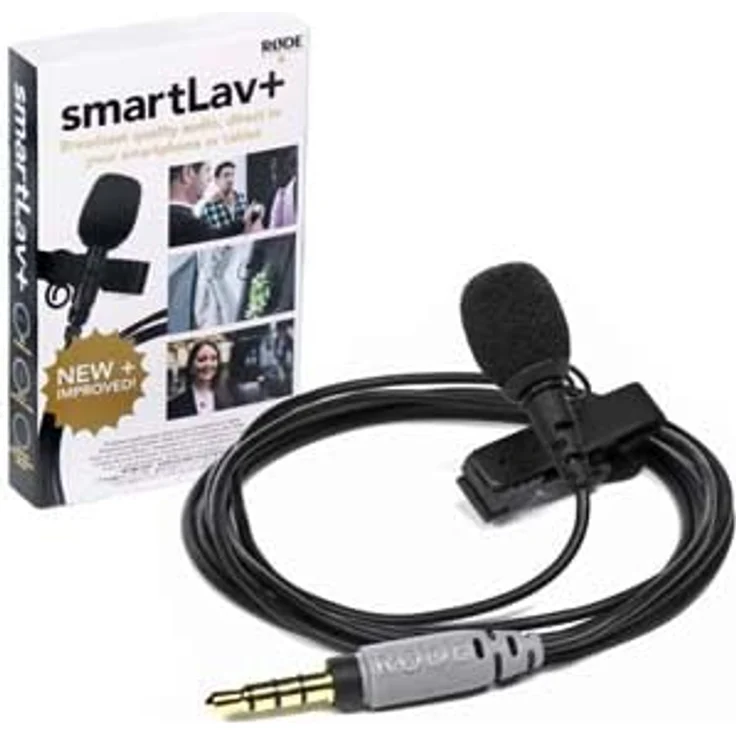 Rode SmartLav+ Lavalier Mikrofon + keepdrum WS05 Fell-Windschutz Weiss – Bild 3