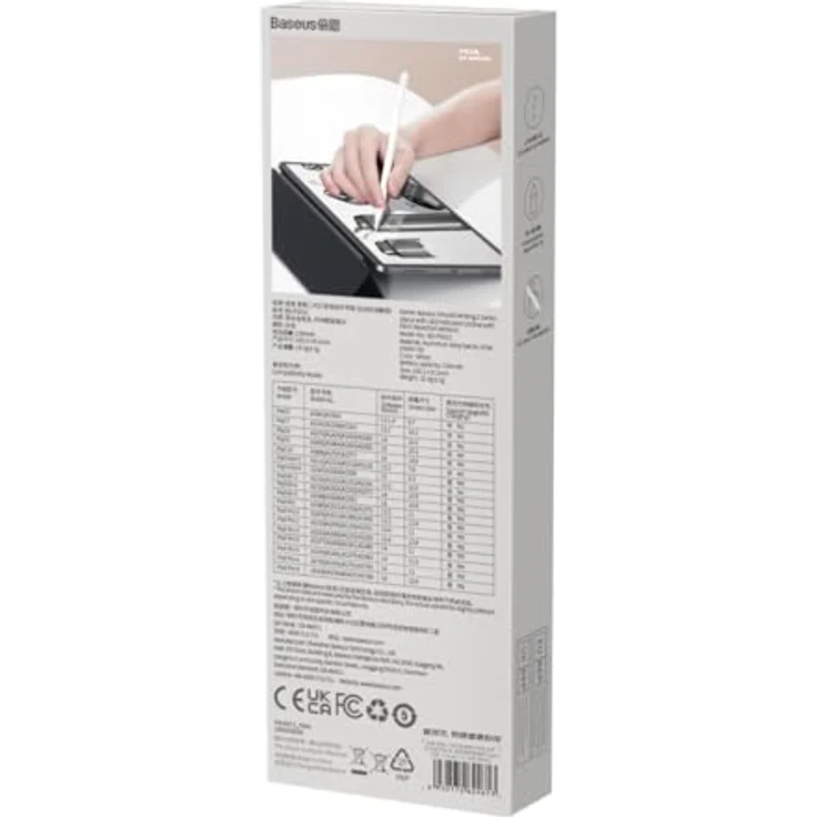 Baseus Smooth Writing 2 Stylus Pen mit LED-Anzeigen (Baltas), Stylus, Weiss, für iPad Pro & iPad Air geeignet – Bild 6