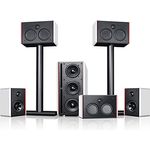 Teufel System 4 THX - 5.1 Heimkino Lautsprecher - weiß, THX Compact Speaker Lizenz, Filmton und Musik-Wiedergabe auf THX-Niveau, 2-Wege-Dipole für Kino-Atmosphäre, Hochleistungs-Subwoofer
