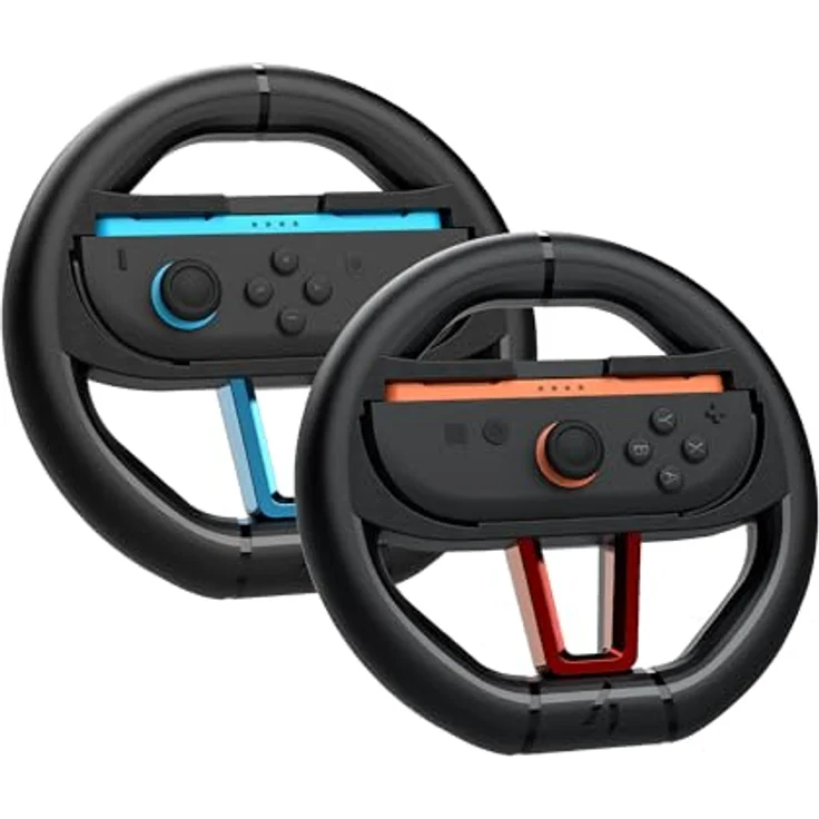 STEALTH S2-RW2, Steuerrad für Nintendo Switch 2, Schwarz, Twin Racing Wheels, Mehrfarbig – Bild 2