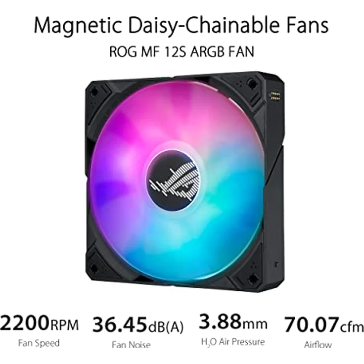 ASUS ROG Ryujin III 360 ARGB All-in-One Flüssig CPU-Kühler (3,5 Zoll LCD, Asetek-Pumpe der 8. Generation, 3x ROG 120mm Radiator mit magnetischen Daisy-Chain ARGB-Lüftern, schwarz) – Bild 4