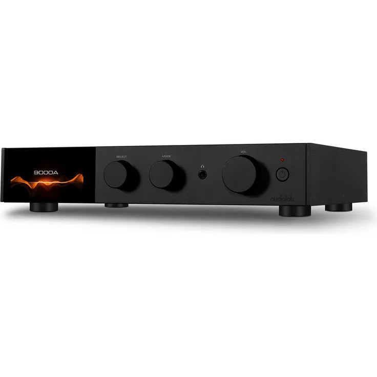 audiolab 9000A Vollverstärker, 100 W pro Kanal, ESS 9038PRO DAC, Bluetooth, Phonostufe für Vinylwiedergabe