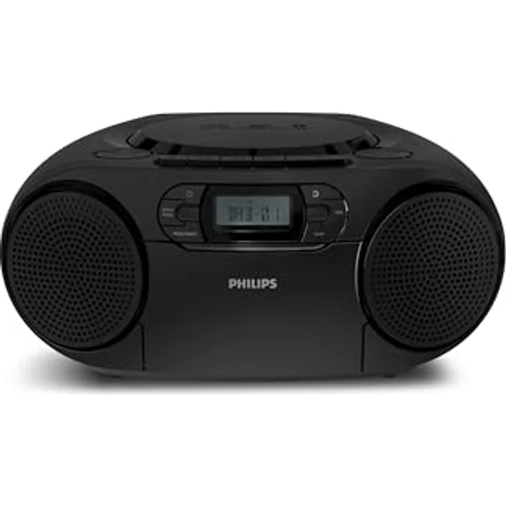 Philips TAZ2500 Tragbare CD-Soundmaschine mit DAB+/FM Radio, Bluetooth 6.0, USB-Wiedergabe und Kassettenspieler, Dynamische Bassverstärkung, Netz-/Batterieversorgung – Bild 2