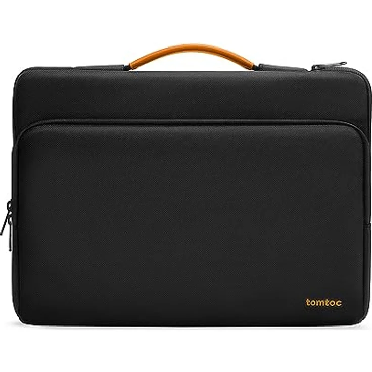 tomtoc 360° Laptoptasche für 17,3 Zoll Gaming Laptops, Wasserabweisend, Rundumschutz nach Militärstandard, Schwarz – Bild 1