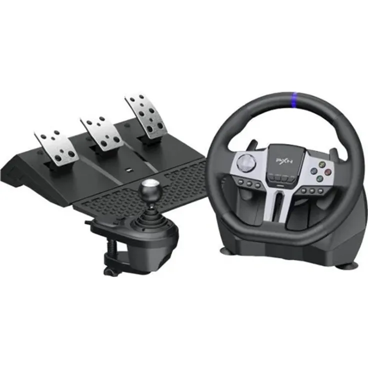 PXN Gaming Wheel V9 Gen2, Wired Lenkrad & Pedale Set für PC / PS3 / PS4 / Xbox One / Xbox Series S&X / Switch