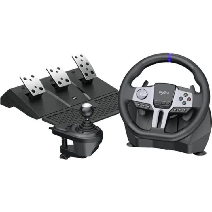 PXN Gaming Wheel V9 Gen2, Wired Lenkrad & Pedale Set für PC / PS3 / PS4 / Xbox One / Xbox Series S&X / Switch