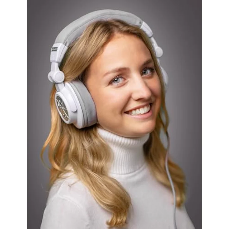 Ultrasone Signature Pure White, Over-Ear Kopfhörer mit S-Logic Technologie, klarer Klang und elegantem Design – Bild 2