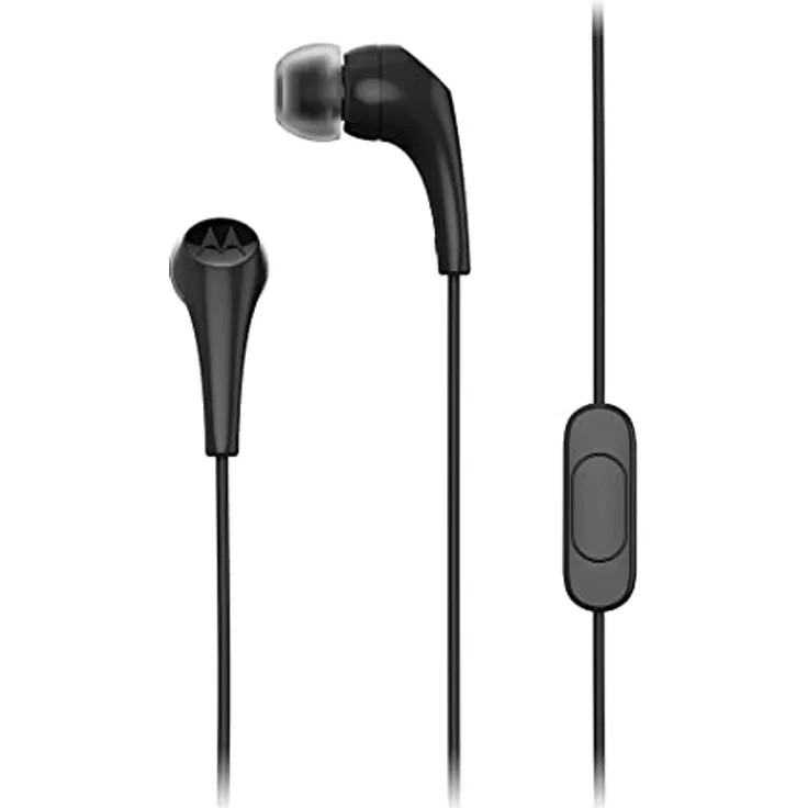 Motorola Sound Earbuds 105 - Kabelgebundenes In Ear Stereo Kopfhörer mit Mikrofon für Freisprechanrufe - Weiß, S/M/L