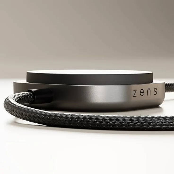ZENS Induktions-Ladegerät ZECC05B, Qi2-zertifiziertes 15 W Schnellladen, USB-C®, schwarz – Bild 4