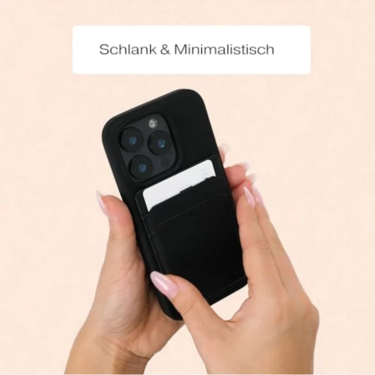 IDEAL OF SWEDEN Magnetic Card Holder MagSafe, Universelles Backcover für Smartphones, Schwarz – Bild 4