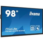 iiyama Prolite TE9812MIS-B3AG 97,5" IPS LED Display 4K UHD 40 Touchpunkte PureTouch-IR AntiGlare, Schwarz