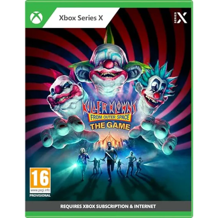 MDM MERIDIEM GAMES Killer Klowns from Outer Space: The Game (Xbox Series X) - Asymmetrical multiplayer horror game based on the iconic ‘80s film