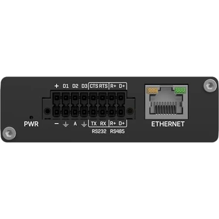 Teltonika NTP001, Stratum-1 NTP-Server für präzise Zeit-Synchronisation, Schwarz, mit GNSS, RS232, RS485 und robuster Sicherheit – Bild 4