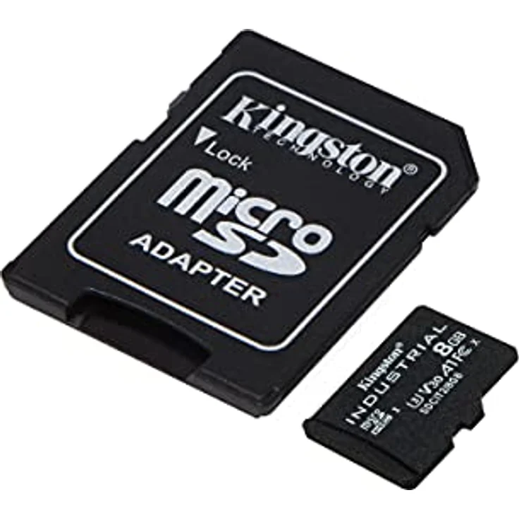 Kingston Industrial microSD - 8GB microSDHC Industrial C10 A1 pSLC Karte + SD-Adapter - SDCIT2/8GB – Bild 2