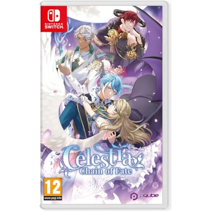 MDM MERIDIEM GAMES Celestia Chain of Fate Nintendo Switch, Romantik-Fantasy-Visual Novel mit magischem Potenzial und drei liebenswerten Charakteren – Bild 1