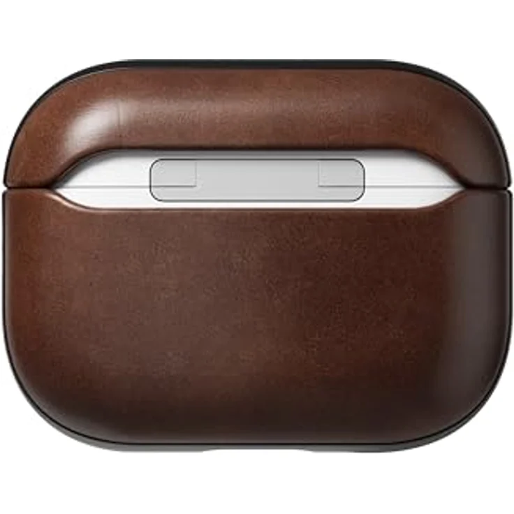Nomad Modern Leather Case für AirPods Pro (3. Generation), Echtleder und Polycarbonat, kabelloses Laden, Rustic Brown – Bild 9