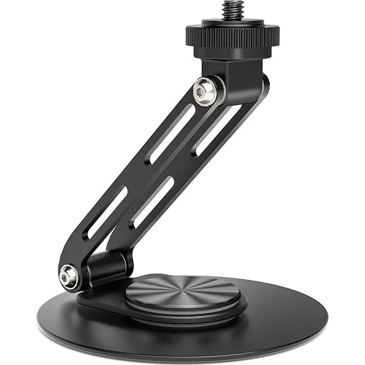 ETOE Dolphin Projektor-Stativ, 360° drehbar, leichtes Aluminium mit rutschfester Basis, schwarz