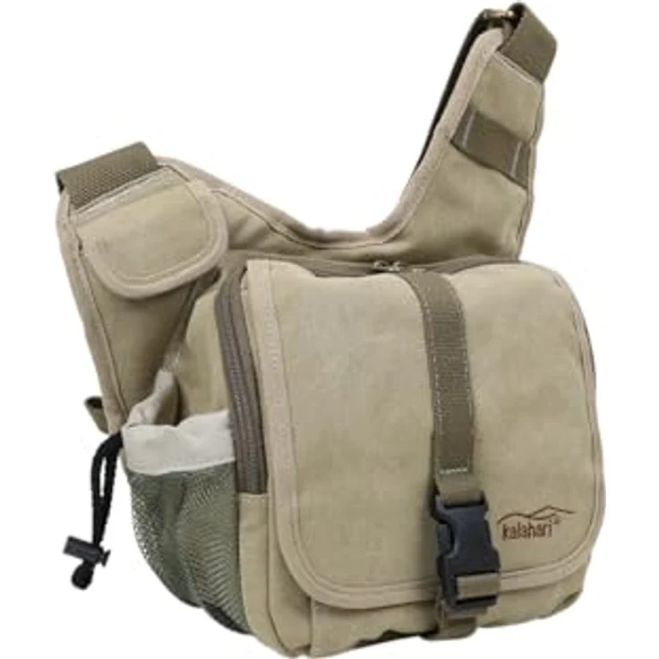 Kalahari K-51 Kikao Canvas Fototasche Khaki – Bild 4