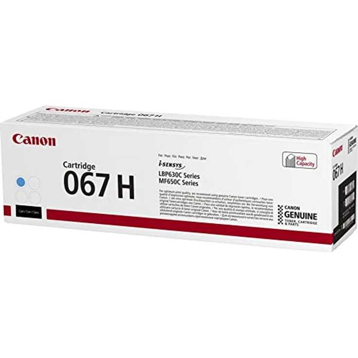 Canon Tonerpatrone 067H Toner Cyan, bis zu 2.350 Seiten, Laser Technologie – Bild 2