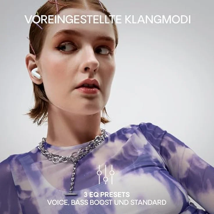 Urbanista Palermo, True Wireless Stereo Kopfhörer mit 32 Stunden Akku und aktiver Geräuschunterdrückung, Violett – Bild 5