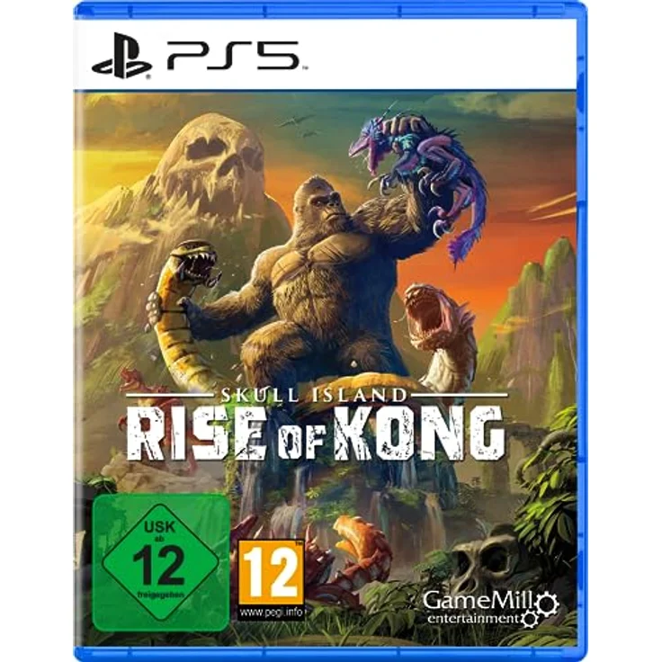 GameMill Entertainment, LLC Skull Island - Rise of Kong - PS5 Spiel mit intensiven Kämpfen, geheimnisvollen Sammlerstücken und packender Inselgeschichte – Bild 1