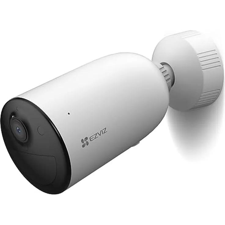 EZVIZ Akku Kamera, 100% kabellos, 2MP Außenkamera mit PIR Sensor und Farbnachtsicht, aktive Verteidigung mit Siren und Spotlight, Zwei-Wege-Audio, 5400mAh Batterie. KI Personenerkennung verfügbar, CB3