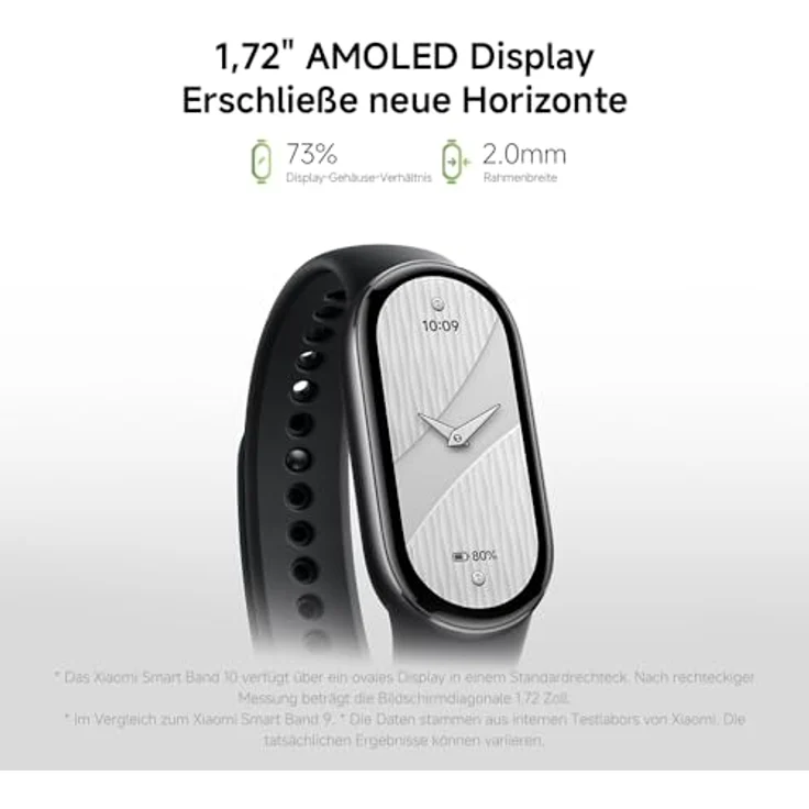 XIAOMI Smartband 10, Fitness Tracker mit AMOLED Touch-Display, 21 Tagen Akkulaufzeit, Mystic Rose – Bild 3