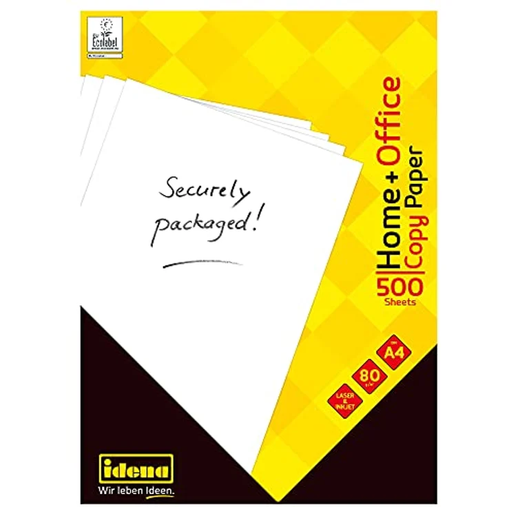 Idena 10548 - Idena Kopierpapier DIN A4, 500 Blatt, weiß, 80g/m², EU-Ecolabel, geeignet für Laser & Inkjet, mit reißfester Folienschutzverpackung - Preisvergleich – Bild 3