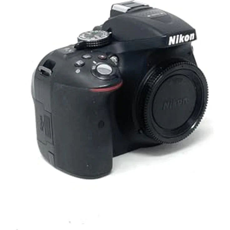 Nikon D5300 SLR-Digitalkamera, 24,2 MP, Full HD, 39 AF-Messfelder, WiFi, GPS, Gehäuse schwarz – Bild 3