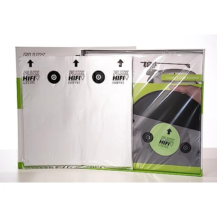FLUX-Hifi Innenhüllen für Schallplatten Vinyl Sleeves 50 Stück inkl. Aufbewahrungsbox – Bild 3