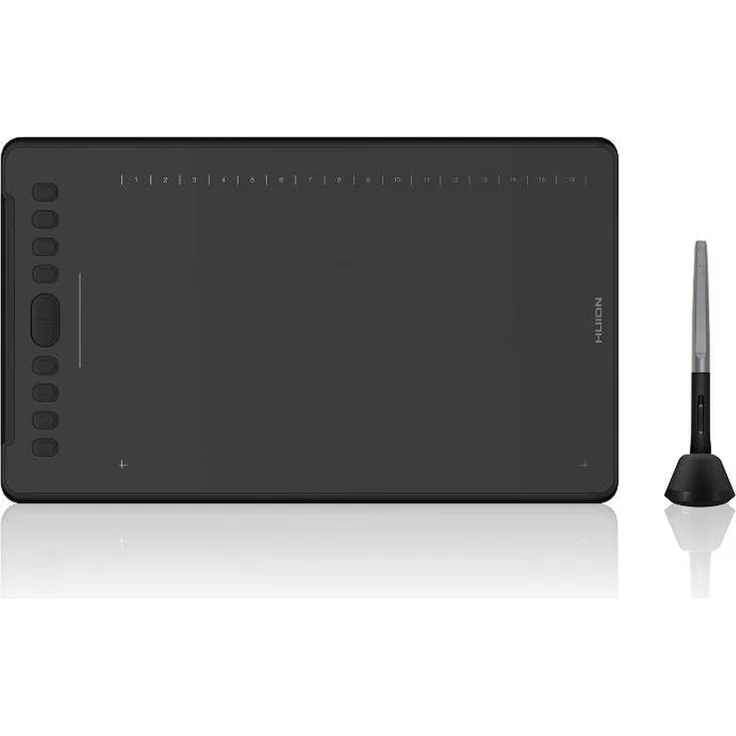 HUION H1161 Grafiktablett, Schwarz, 5080 lpi, 279,4 x 174,6 mm, USB (H1161)