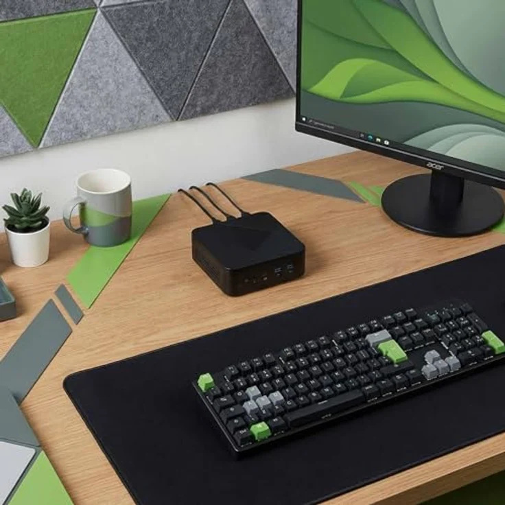 Acer Veriton NUC, Mini-PC mit Intel® N100, 32 GB RAM, 2 TB SSD, Schwarz, Windows 11 Pro & Office 2024 Pro – Bild 6