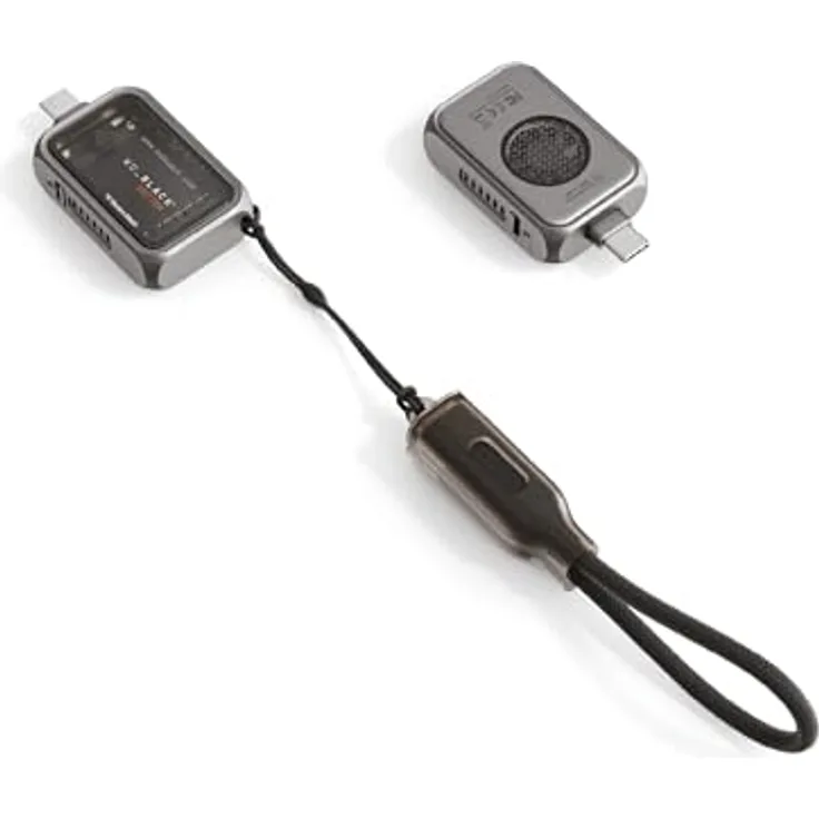 SATECHI M.2 NVMe Mini SSD-Gehäuse, 10 Gbps Übertragungsgeschwindigkeit, bis zu 2TB Speicher, aktive Selbstkühlung, tragbares USB-C-Gehäuse, geeignet für NVMe 2230 SSDs (SSD nicht enthalten)