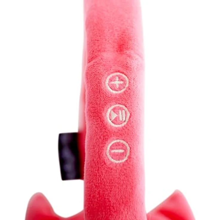 Squishmallows Fifi Plüsch-Bluetooth-Kopfhörer, kabellos mit Mikrofon, Bluetooth 5.0, bis zu 6 Stunden Wiedergabezeit, rosa – Bild 4