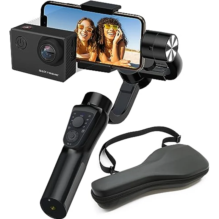 GoXtreme GX3 3-Achsen-Gimbal für Smartphones und Action Cams – Bild 1