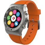 MyKronoz ZeSport, Smartwatch mit 3,3 cm (1,3") Touchscreen, 128 GB Speicher, 70 g, aus Titanium